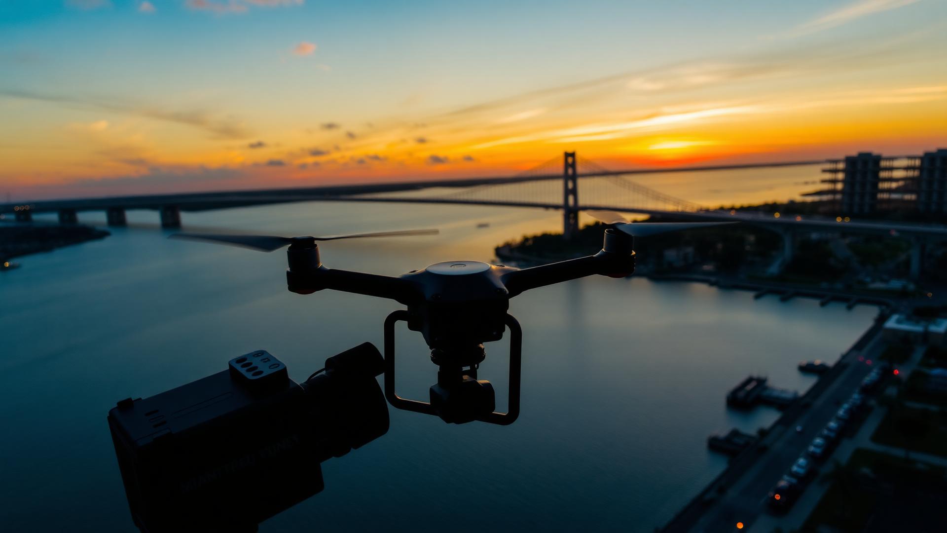 Cinematography drone service aerial photo